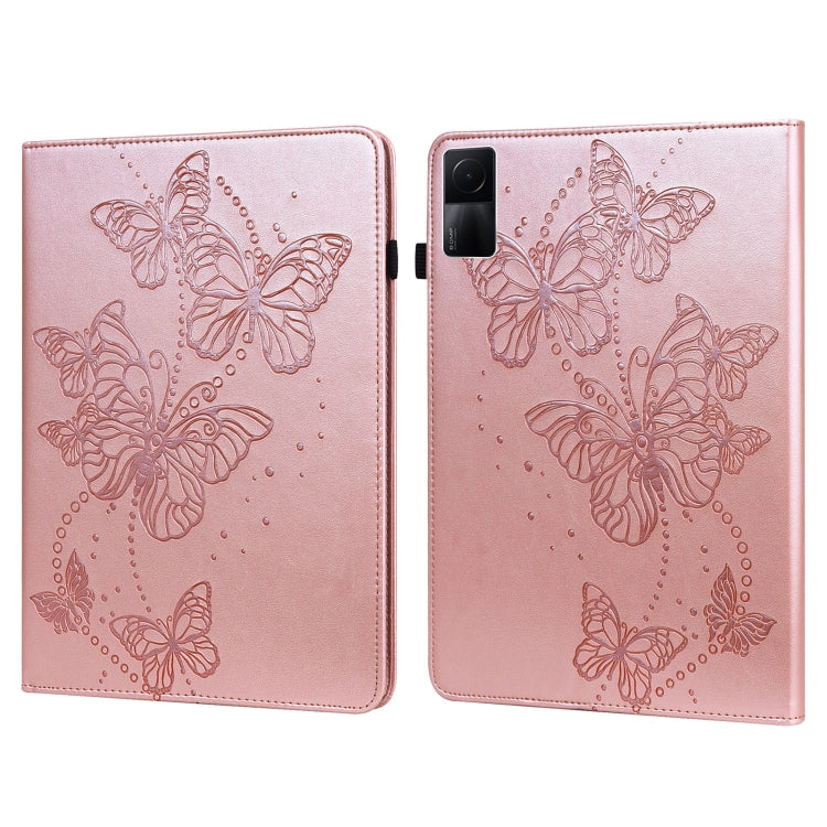 Custodia per tablet in pelle con motivo a farfalla goffrata, For OPPO Pad Air 2022, For Realme Pad X, For Xiaomi Redmi Pad 10.61, For Nokia T20 10.4 2021