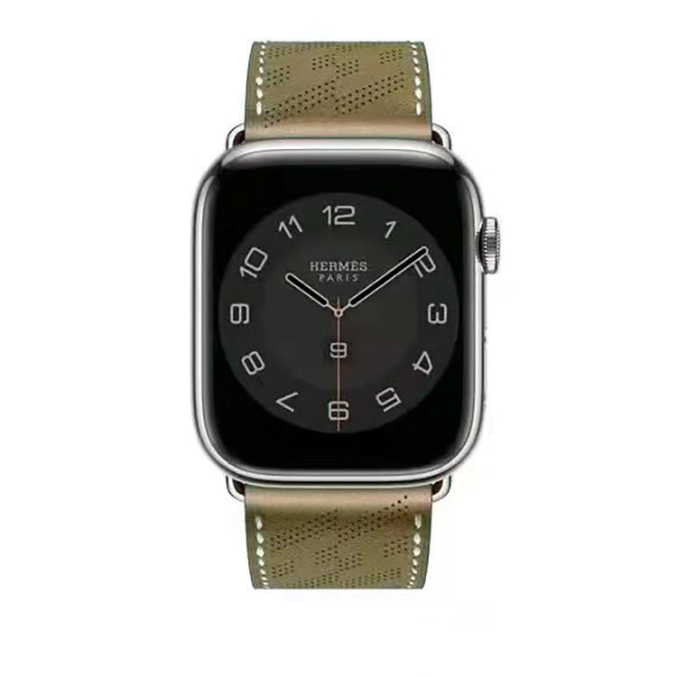 Cinturino in pelle microporosa, For Apple Watch Ultra 49mm / Series 8&7 45mm / SE 2&6&SE&5&4 44mm / 3&2&1 42mm, For Apple Watch Series 8&7 41mm / SE 2&6&SE&5&4 40mm / 3&2&1 38mm
