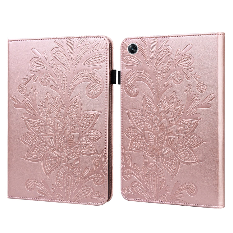 Custodia per tablet in pelle con motivo a fiori in pizzo, For Lenovo Tab M10 3rd Gen, For OPPO Pad Air 2022, For Realme Pad X, For Xiaomi Redmi Pad 10.61