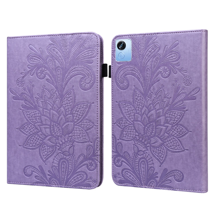 Custodia per tablet in pelle con motivo a fiori in pizzo, For Lenovo Tab M10 3rd Gen, For OPPO Pad Air 2022, For Realme Pad X, For Xiaomi Redmi Pad 10.61