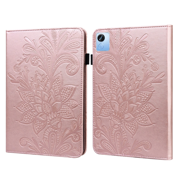 Custodia per tablet in pelle con motivo a fiori in pizzo, For Lenovo Tab M10 3rd Gen, For OPPO Pad Air 2022, For Realme Pad X, For Xiaomi Redmi Pad 10.61