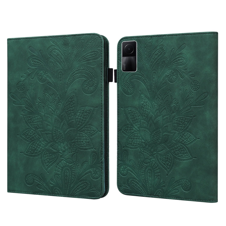 Custodia per tablet in pelle con motivo a fiori in pizzo, For Lenovo Tab M10 3rd Gen, For OPPO Pad Air 2022, For Realme Pad X, For Xiaomi Redmi Pad 10.61