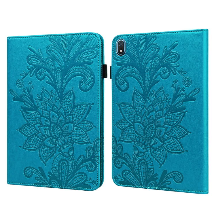 Custodia per tablet in pelle con motivo a fiori in pizzo, For Nokia T20 10.4 2021