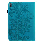 Custodia per tablet in pelle con motivo a fiori in pizzo, For Nokia T20 10.4 2021