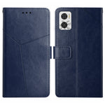 HT01 Cassa del telefono di cuoio di vibrazione del modello a forma di Y, For Motorola Moto E22 4G, For Motorola Moto G72 4G, For OPPO A17, For Realme 10 4G