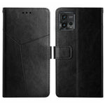 HT01 Cassa del telefono di cuoio di vibrazione del modello a forma di Y, For Motorola Moto E22 4G, For Motorola Moto G72 4G, For OPPO A17, For Realme 10 4G