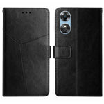 HT01 Cassa del telefono di cuoio di vibrazione del modello a forma di Y, For Motorola Moto E22 4G, For Motorola Moto G72 4G, For OPPO A17, For Realme 10 4G