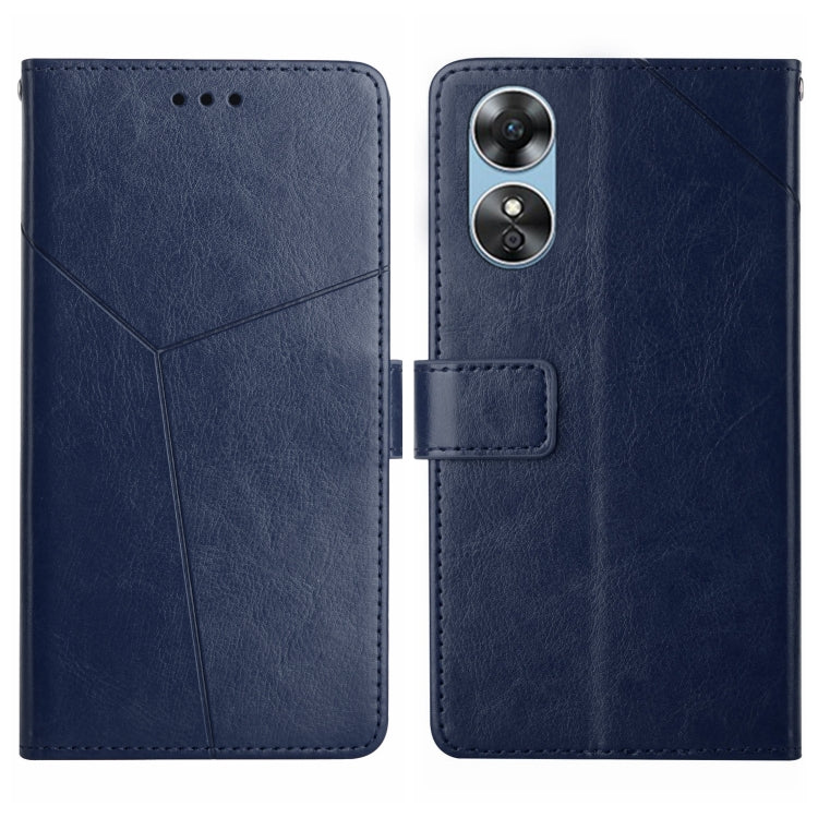 HT01 Cassa del telefono di cuoio di vibrazione del modello a forma di Y, For Motorola Moto E22 4G, For Motorola Moto G72 4G, For OPPO A17, For Realme 10 4G