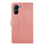 HT01 Cassa del telefono di cuoio di vibrazione del modello a forma di Y, For Realme 10 5G, For Realme C33, For Xiaomi Redmi A1+, For Samsung Galaxy S23 Ultra 5G