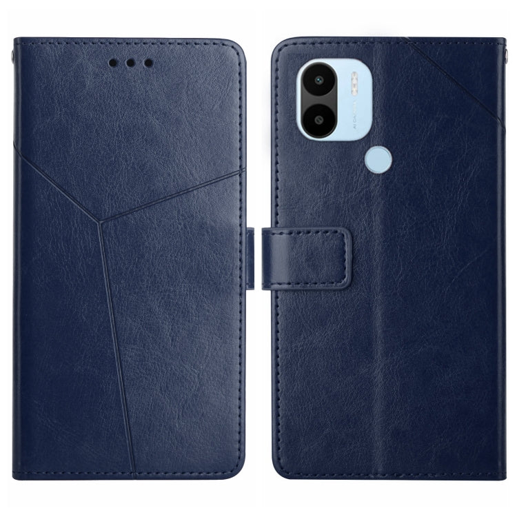 HT01 Cassa del telefono di cuoio di vibrazione del modello a forma di Y, For Realme 10 5G, For Realme C33, For Xiaomi Redmi A1+, For Samsung Galaxy S23 Ultra 5G