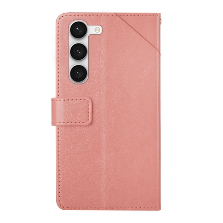 HT01 Cassa del telefono di cuoio di vibrazione del modello a forma di Y, For Samsung Galaxy S23 5G, For Samsung Galaxy S23+ 5G, For Sharp Aquos Sense7 SH-V48, For Xiaomi 12 Lite NE