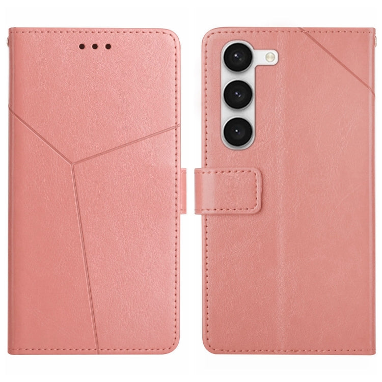 HT01 Cassa del telefono di cuoio di vibrazione del modello a forma di Y, For Samsung Galaxy S23 5G, For Samsung Galaxy S23+ 5G, For Sharp Aquos Sense7 SH-V48, For Xiaomi 12 Lite NE