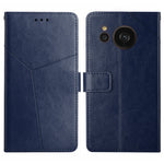 HT01 Cassa del telefono di cuoio di vibrazione del modello a forma di Y, For Samsung Galaxy S23 5G, For Samsung Galaxy S23+ 5G, For Sharp Aquos Sense7 SH-V48, For Xiaomi 12 Lite NE