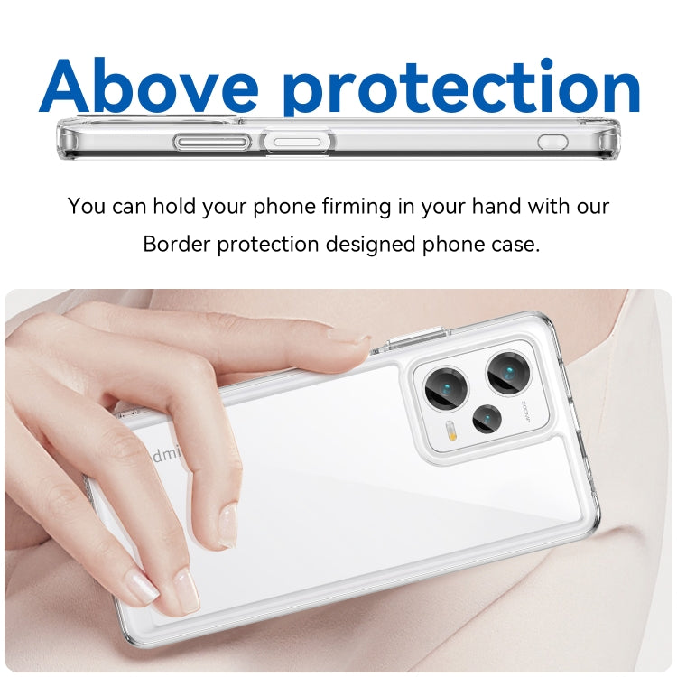 Custodia per telefono in acrilico + TPU serie colorata, For Xiaomi Redmi Note 12 Pro+ China / Global