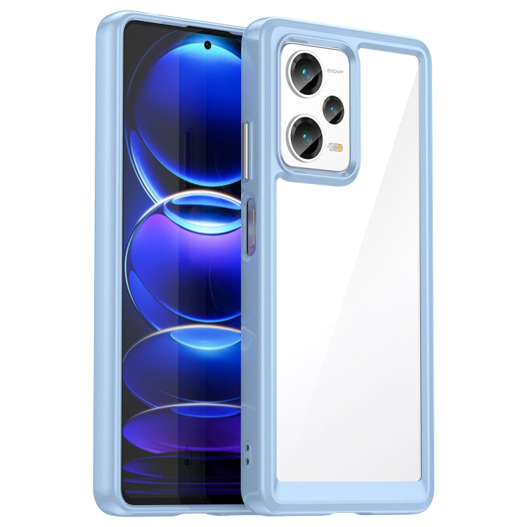Custodia per telefono in acrilico + TPU serie colorata, For Xiaomi Redmi Note 12 Pro+ China / Global