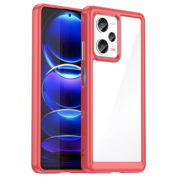 Custodia per telefono in acrilico + TPU serie colorata, For Xiaomi Redmi Note 12 Pro+ China / Global