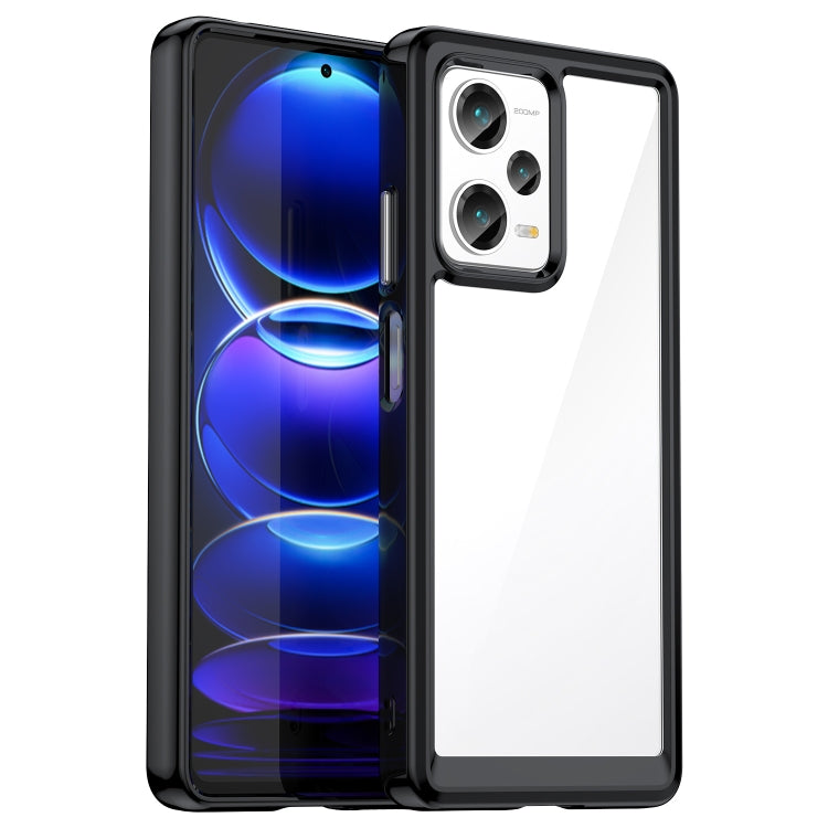 Custodia per telefono in acrilico + TPU serie colorata, For Xiaomi Redmi Note 12 Pro+ China / Global