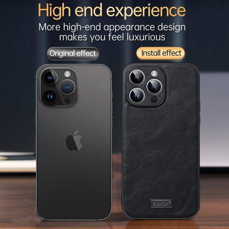 SULADA TPU antiurto + custodia per telefono in pelle fatta a mano, For iPhone 14, For iPhone 14 Plus, For iPhone 14 Pro, For iPhone 14 Pro Max
