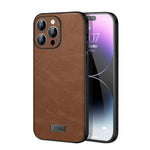 SULADA TPU antiurto + custodia per telefono in pelle fatta a mano, For iPhone 14, For iPhone 14 Plus, For iPhone 14 Pro, For iPhone 14 Pro Max