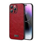 SULADA TPU antiurto + custodia per telefono in pelle fatta a mano, For iPhone 14, For iPhone 14 Plus, For iPhone 14 Pro, For iPhone 14 Pro Max