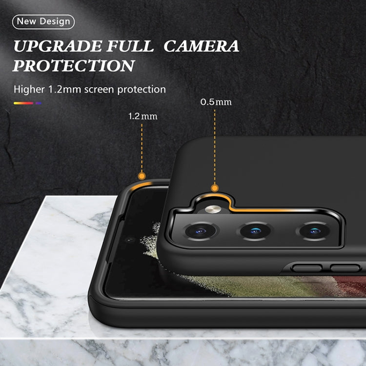 Custodia per telefono magnetica PC + TPU con supporto per anello invisibile, For Samsung Galaxy S22 5G, For Samsung Galaxy S22+ 5G, For Samsung Galaxy S22 Ultra 5G