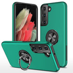 Custodia per telefono magnetica PC + TPU con supporto per anello invisibile, For Samsung Galaxy S22 5G, For Samsung Galaxy S22+ 5G, For Samsung Galaxy S22 Ultra 5G