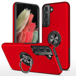 Custodia per telefono magnetica PC + TPU con supporto per anello invisibile, For Samsung Galaxy S22 5G, For Samsung Galaxy S22+ 5G, For Samsung Galaxy S22 Ultra 5G