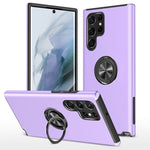 Custodia per telefono magnetica PC + TPU con supporto per anello invisibile, For Samsung Galaxy S22 5G, For Samsung Galaxy S22+ 5G, For Samsung Galaxy S22 Ultra 5G