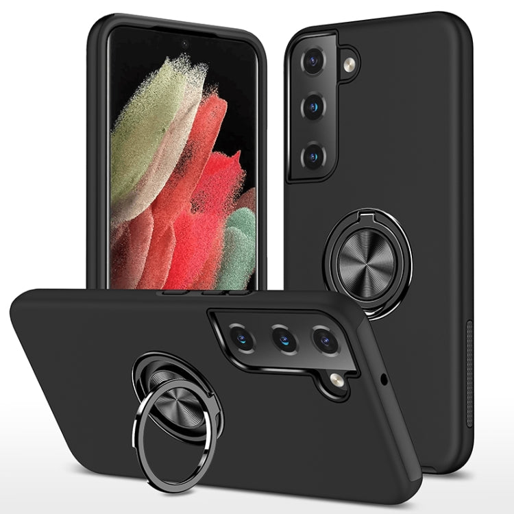 Custodia per telefono magnetica PC + TPU con supporto per anello invisibile, For Samsung Galaxy S23 5G, For Samsung Galaxy S23+ 5G, For Samsung Galaxy S23 Ultra 5G