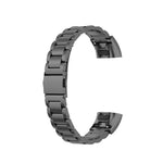 Per Huawei Band 4 Pro (TER-B29S) / Band 3 Pro (TER-B29) / Band 3 (TER-B09) Cinturino da polso in acciaio con tre perline, For Band 4 Pro
