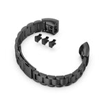 Per Huawei Band 4 Pro (TER-B29S) / Band 3 Pro (TER-B29) / Band 3 (TER-B09) Cinturino da polso in acciaio con tre perline, For Band 4 Pro
