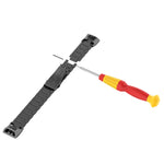 Per Huawei Band 4 Pro (TER-B29S) / Band 3 Pro (TER-B29) / Band 3 (TER-B09) Cinturino da polso in acciaio con tre perline, For Band 4 Pro