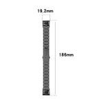 Per Huawei Band 4 Pro (TER-B29S) / Band 3 Pro (TER-B29) / Band 3 (TER-B09) Cinturino da polso in acciaio con tre perline, For Band 4 Pro