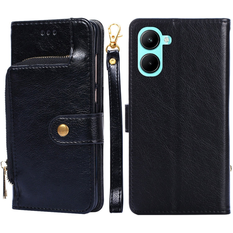 Custodia per cellulare in pelle con cerniera, For Motorola Moto E32 India/E22s 4G Global, For OPPO A17, For OPPO K10x 5G, For Realme C33 4G, For vivo V25 5G/V25e 5G/X80 Lite, For vivo Y16 4G/Y02s 4G