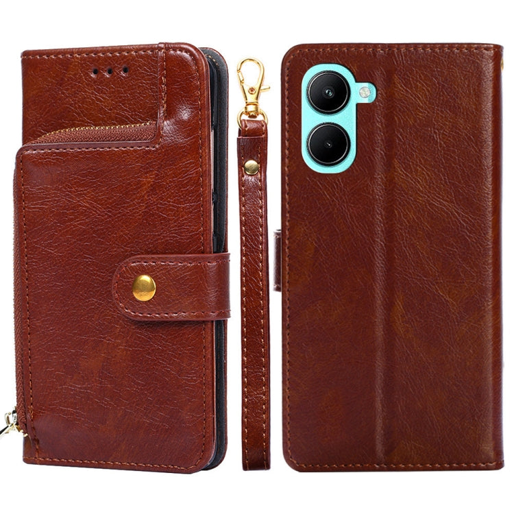 Custodia per cellulare in pelle con cerniera, For Motorola Moto E32 India/E22s 4G Global, For OPPO A17, For OPPO K10x 5G, For Realme C33 4G, For vivo V25 5G/V25e 5G/X80 Lite, For vivo Y16 4G/Y02s 4G