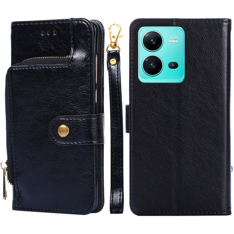 Custodia per cellulare in pelle con cerniera, For Motorola Moto E32 India/E22s 4G Global, For OPPO A17, For OPPO K10x 5G, For Realme C33 4G, For vivo V25 5G/V25e 5G/X80 Lite, For vivo Y16 4G/Y02s 4G