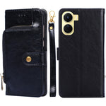 Custodia per cellulare in pelle con cerniera, For Motorola Moto E32 India/E22s 4G Global, For OPPO A17, For OPPO K10x 5G, For Realme C33 4G, For vivo V25 5G/V25e 5G/X80 Lite, For vivo Y16 4G/Y02s 4G