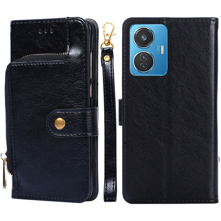 Custodia per cellulare in pelle con cerniera, For vivo Y55 4G, For Samsung Galaxy A04s, For Sharp Aquos sense7 Plus, For Xiaomi Civi 2 5G, For Xiaomi Poco M5 4G