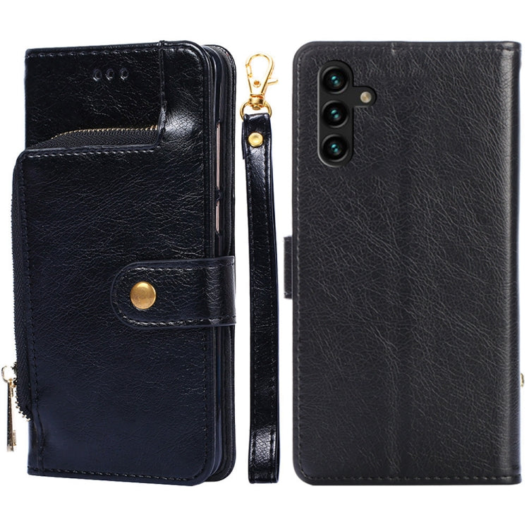 Custodia per cellulare in pelle con cerniera, For vivo Y55 4G, For Samsung Galaxy A04s, For Sharp Aquos sense7 Plus, For Xiaomi Civi 2 5G, For Xiaomi Poco M5 4G