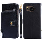 Custodia per cellulare in pelle con cerniera, For vivo Y55 4G, For Samsung Galaxy A04s, For Sharp Aquos sense7 Plus, For Xiaomi Civi 2 5G, For Xiaomi Poco M5 4G