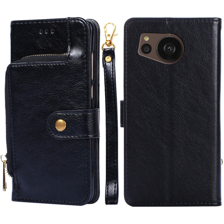 Custodia per cellulare in pelle con cerniera, For vivo Y55 4G, For Samsung Galaxy A04s, For Sharp Aquos sense7 Plus, For Xiaomi Civi 2 5G, For Xiaomi Poco M5 4G