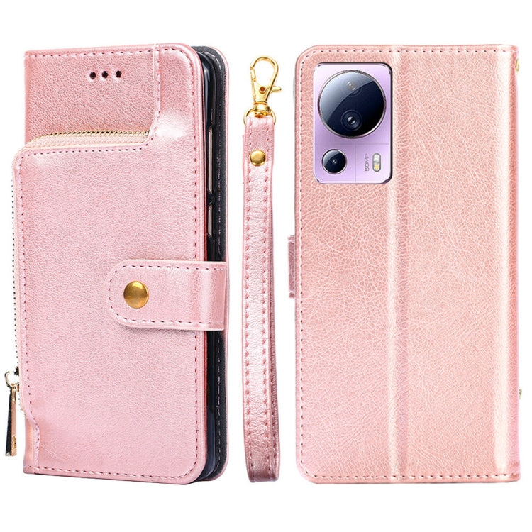 Custodia per cellulare in pelle con cerniera, For vivo Y55 4G, For Samsung Galaxy A04s, For Sharp Aquos sense7 Plus, For Xiaomi Civi 2 5G, For Xiaomi Poco M5 4G