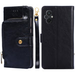 Custodia per cellulare in pelle con cerniera, For vivo Y55 4G, For Samsung Galaxy A04s, For Sharp Aquos sense7 Plus, For Xiaomi Civi 2 5G, For Xiaomi Poco M5 4G