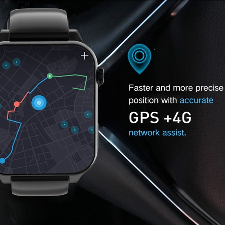Rogbid Brave 3 Schermo TFT da 1,99 pollici Android 9.1 LTE 4G Smart Watch, supporta il riconoscimento facciale, Brave 3