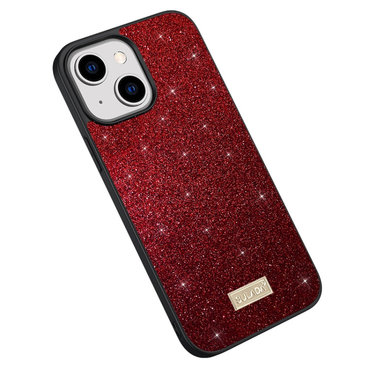 Custodia per telefono in pelle glitterata SULADA PC+TPU, For iPhone 14, For iPhone 14 Plus, For iPhone 14 Pro, For iPhone 14 Pro Max