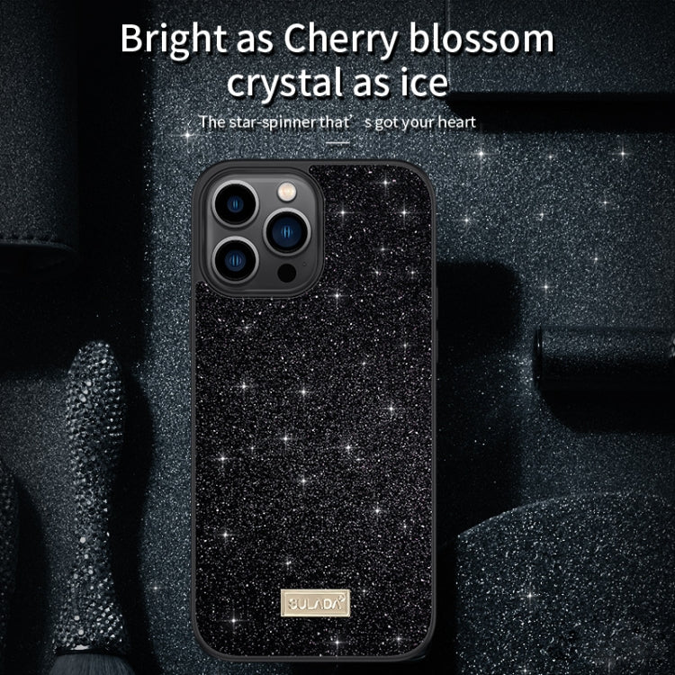 Custodia per telefono in pelle glitterata SULADA PC+TPU, For iPhone 14, For iPhone 14 Plus, For iPhone 14 Pro, For iPhone 14 Pro Max