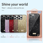 Custodia per telefono in pelle glitterata SULADA PC+TPU, For iPhone 14, For iPhone 14 Plus, For iPhone 14 Pro, For iPhone 14 Pro Max