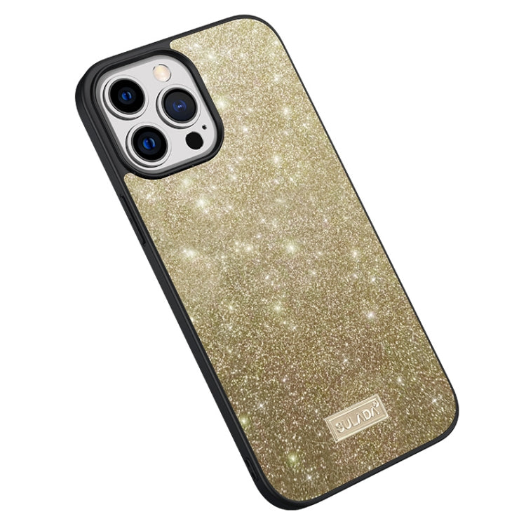 Custodia per telefono in pelle glitterata SULADA PC+TPU, For iPhone 14, For iPhone 14 Plus, For iPhone 14 Pro, For iPhone 14 Pro Max