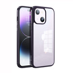 Struttura in metallo SULADA + vetro nano + custodia per telefono in TPU, For iPhone 14, For iPhone 14 Plus, For iPhone 14 Pro