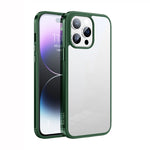 Struttura in metallo SULADA + vetro nano + custodia per telefono in TPU, For iPhone 14, For iPhone 14 Plus, For iPhone 14 Pro